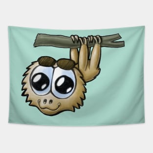 Unau - Two-Toed Sloth (Animal Alphabet) Tapestry