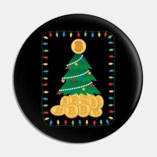 Bitcoin Christmas Pin