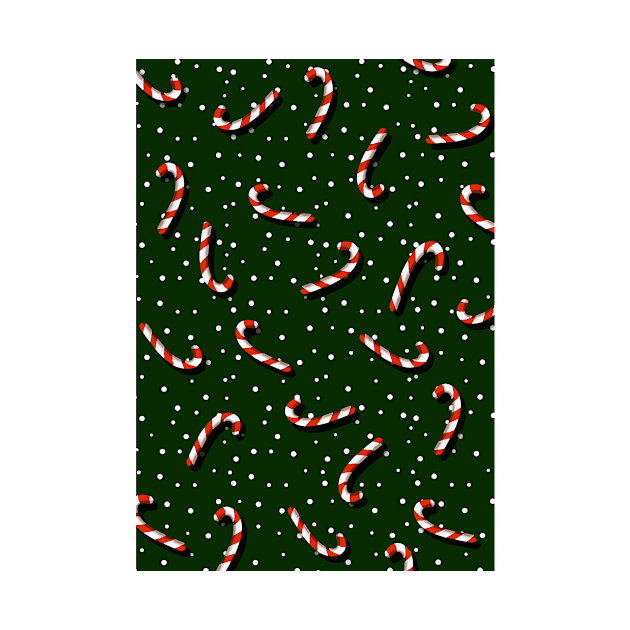 Candy cane pattern illustration by gusstvaraonica
