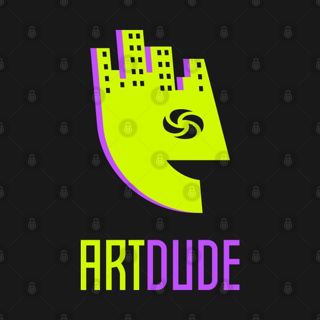 YourArtDude Logo In Yellow And Purple by yourartdude