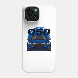 Front Blue Q50 Sedan JDM Phone Case