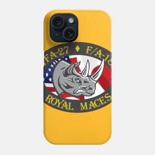 VFA-27 Royal Maces - Rhino Phone Case