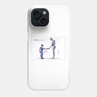 Humanity child and mom robots Phone Case