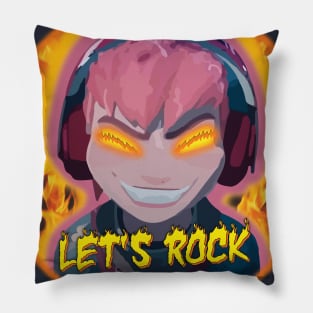 Nimona Fantasy Art, Let's Rock Pillow