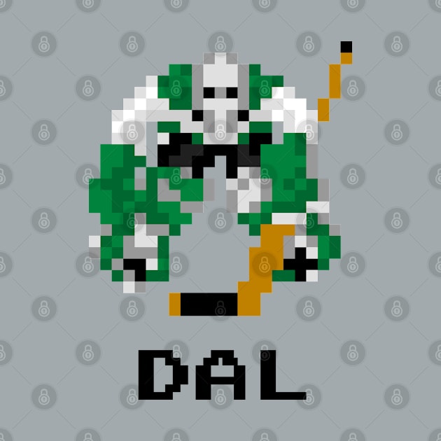 16-Bit Hockey Goalie - Dallas by The Pixel League