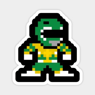 Green rangers pixel Magnet