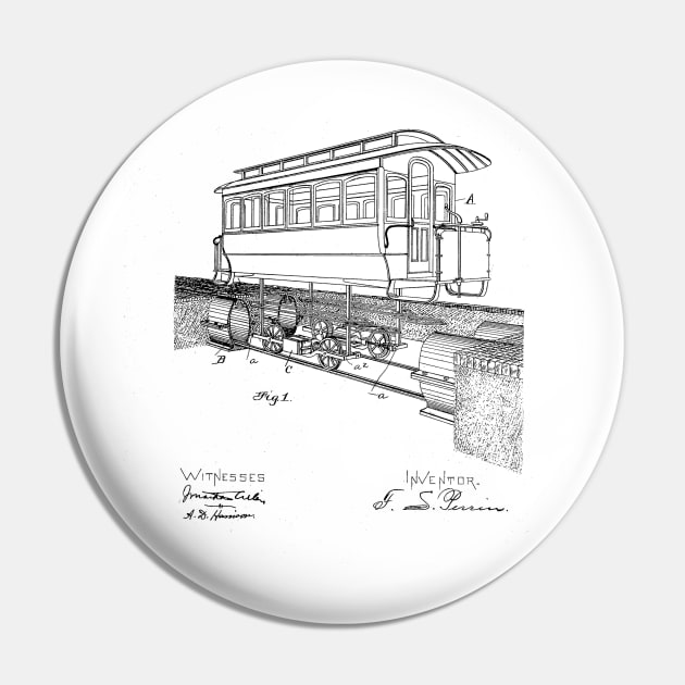 Electric railway system vintage patent drawing Pin by skstring