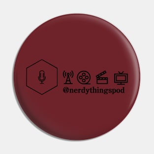 Nerdy Things Podcast Banner Pin