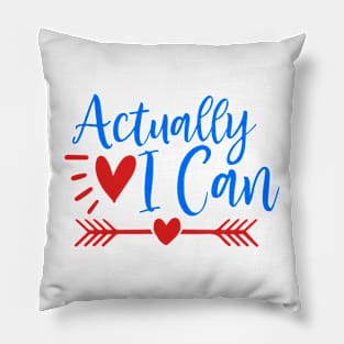 Actually i can Pillow