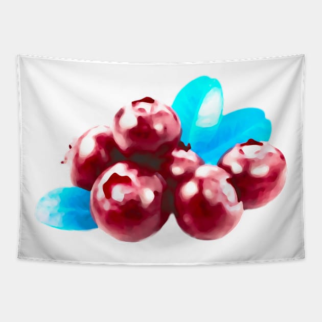 Juicy Berries Tapestry by MarkusMikaelH