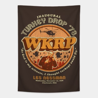 WKRP Turkey Drop '78 Tapestry