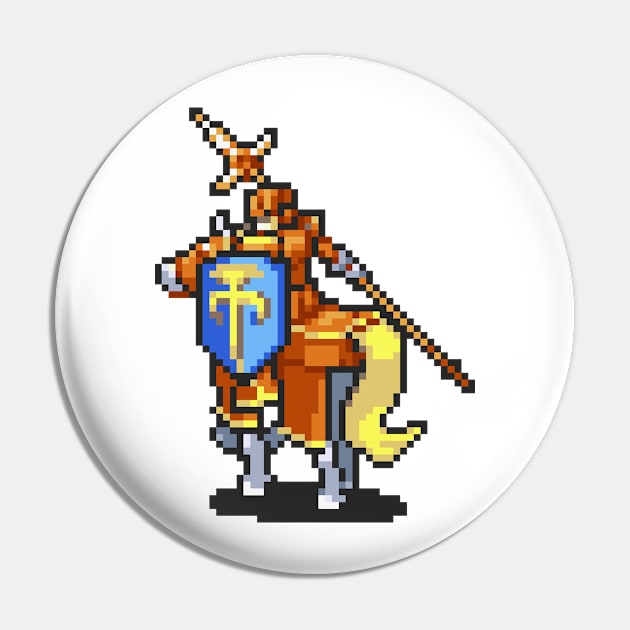 Paladin Fighting Sprite Pin by SpriteGuy95