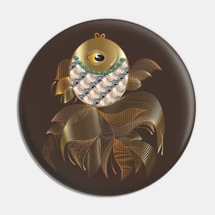 Golden Baby Fish Pin