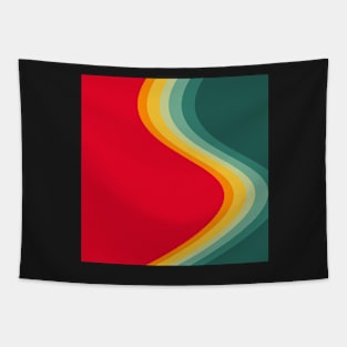 Retro Geometric pattern Tapestry