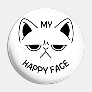 My Happy Face Pin