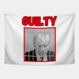 Trump Mugshot Tapestry