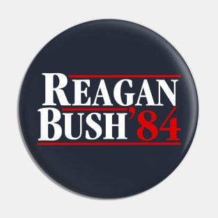 Reagan Bush 84 (on Navy) Pin