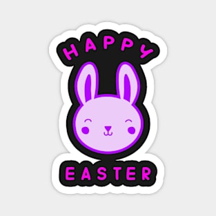 Happy easter kawaii bunny Magnet