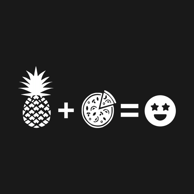 Pineapples on pizza are awesome Funny Symbols by BlueTodyArt