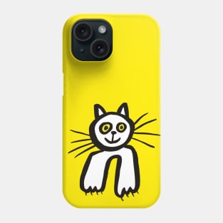 Kitty in Yellow Phone Case