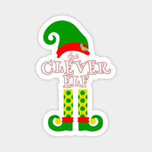 The Clever Elf Family Matching Christmas 2020 Gift  Magnet