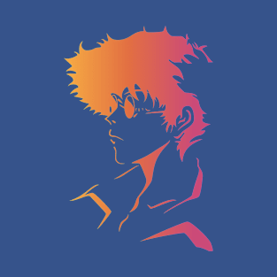 Cowboy Bebop  , Bebop Crew, cowboy bebop, aesthetic, bebop, bounty hunters, cowboy, cyberpunk, ein, faye valentine, futuristic, japanese, jet black, spike spiegel, corgi, faye valentine, lets jam T-Shirt