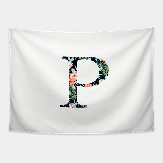 Rho Floral Greek Letter Tapestry by AdventureFinder