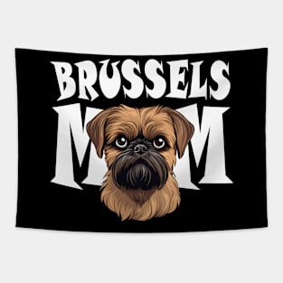 Brussels Griffon Mom Cute Dog Mothers Day Womens Tapestry