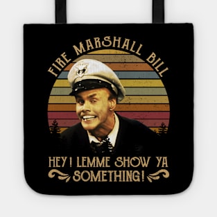 vintage style Fire Marshall Bill Tote