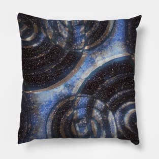 Abstract Spiral Digital Art Pillow