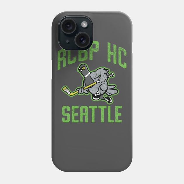 Rain City Bitch Pigeons Hockey Club Phone Case by toadyco