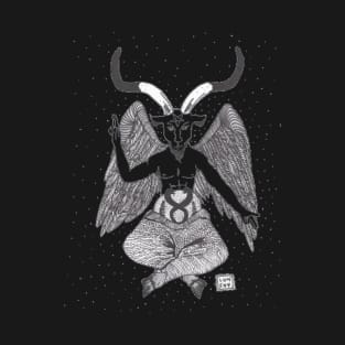 Baphomet Art Sketch Style T-Shirt