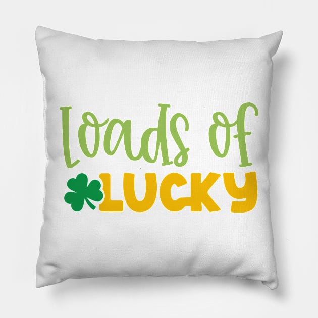 Loads of Lucky Pillow by MZeeDesigns