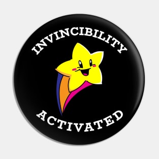 Invincibility Activated Pin