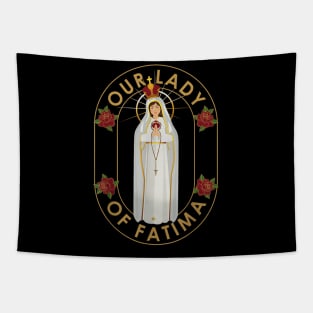 Our Lady of Fatima Rosary Prayer Holy Blessed Mary Catholic Tapestry