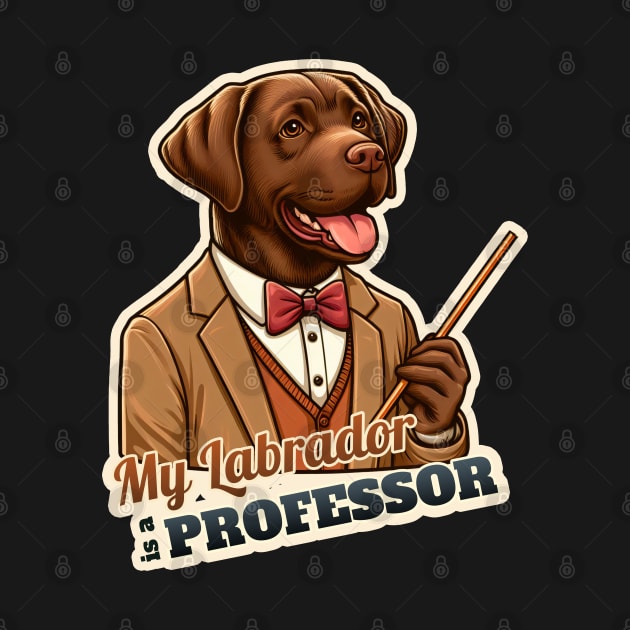 Professor Labrador Retriever by k9-tee