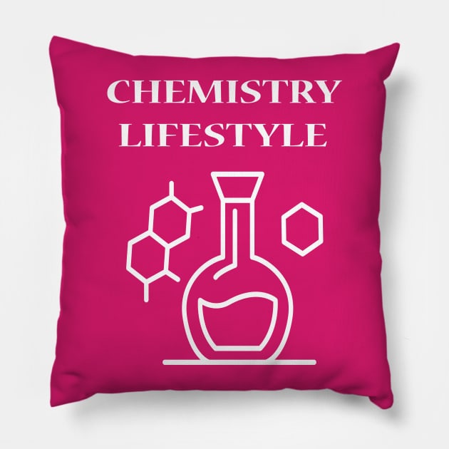 Chemistry Lifestyle Pillow by JevLavigne