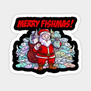 Merry Fishmas! Magnet