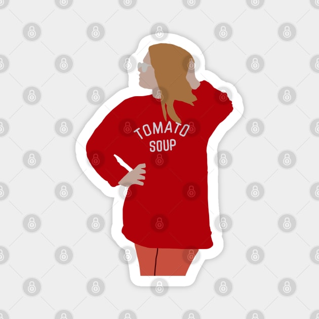 Tomato Soup Girl Magnet by iadesigns