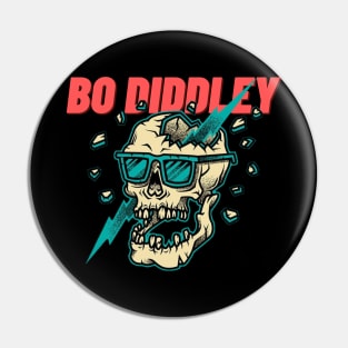 bo diddley Pin