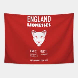 England Lionesses - UEFA Women's EURO Football Winners 2022 Tapestry