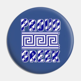 Proud Greek Pin