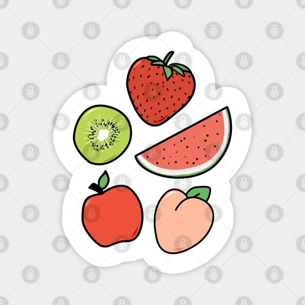 fruity pins Magnet by ohnoballoons