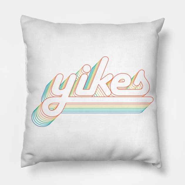 yikes Pillow by tyleraldridgedesign