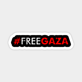 #FREEGAZA Free Palestine - Stand With Palestinian People Magnet