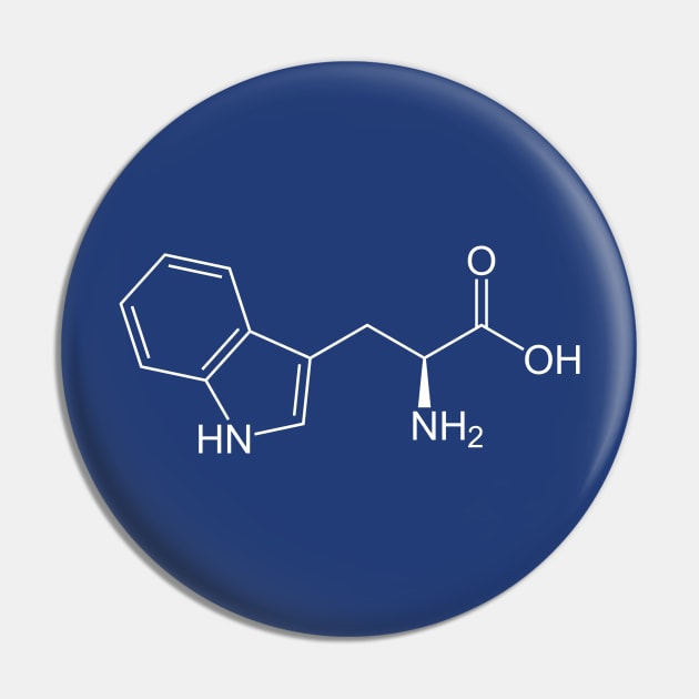 Tryptophan Molecule Pin by Portals