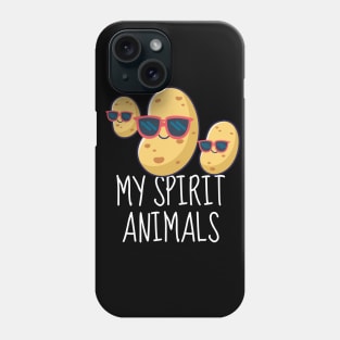 Funny Potatoes: My Spirit Animals Phone Case