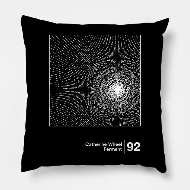 Ferment / Minimal Style Graphic Artwork Pillow by saudade