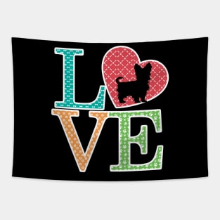 Love morkie best morkie Tapestry