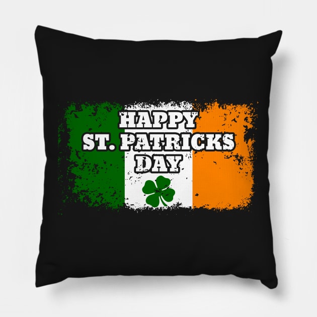 Happy St. Patricks Day Pillow by RadStar